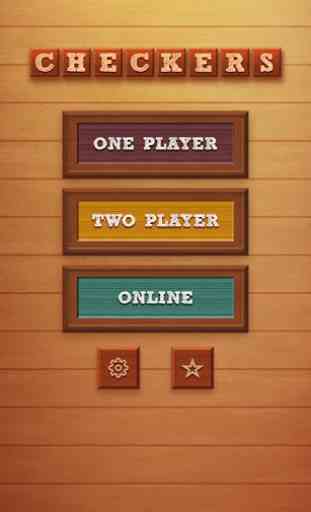 Checkers Classic Free Online: Multiplayer 2 Player 1