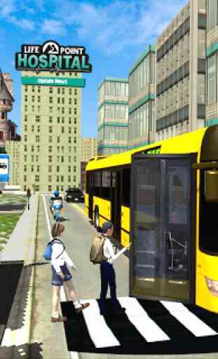 città scuola autobus gioco 3d 1