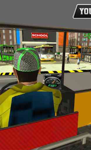 città scuola autobus gioco 3d 2