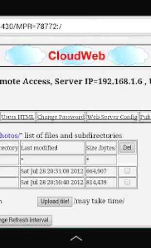 CloudWeb - File & Web Server 1