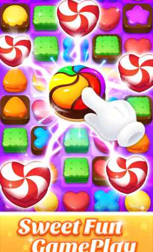 Cookie World -- Clash of Cookie & Colorful Puzzle 1