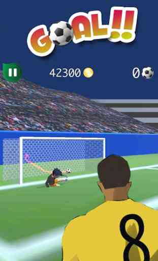 Eleven Goal - Calcio 3D di rigore gioco sparatorie 2