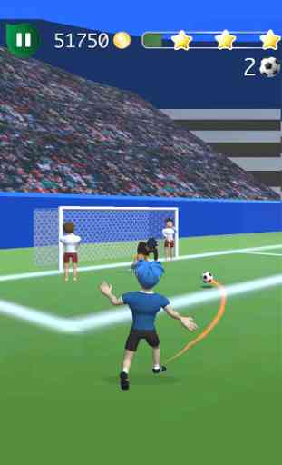 Eleven Goal - Calcio 3D di rigore gioco sparatorie 4