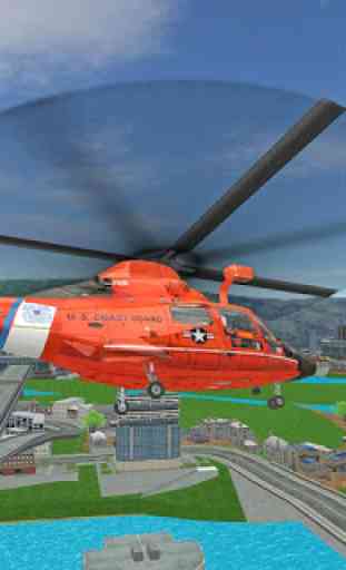 Elicottero di salvataggio simulatore di volo 1