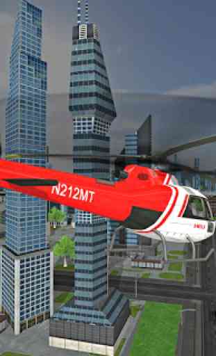 Elicottero di salvataggio simulatore di volo 2