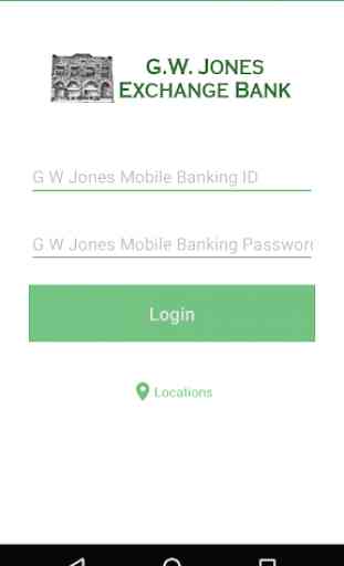 G W Jones Mobile Banking 2