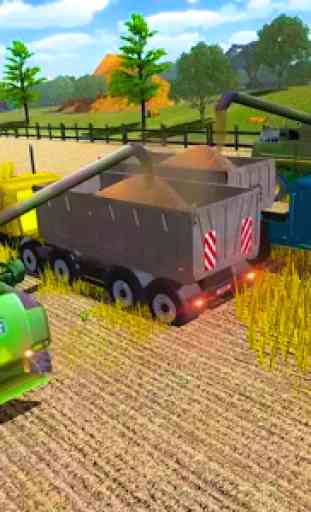 Gioco agricolo di raccolta del trattore reale 2020 3