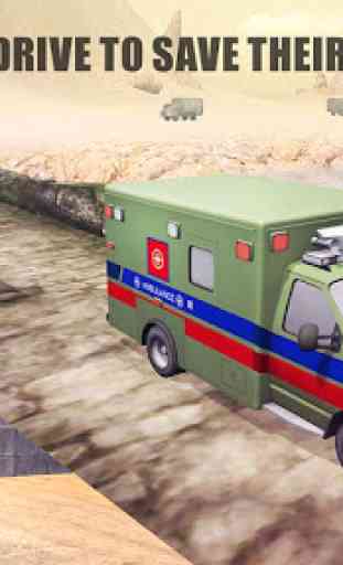 Gioco di salvataggio dell'ambulanza dell'esercito 3