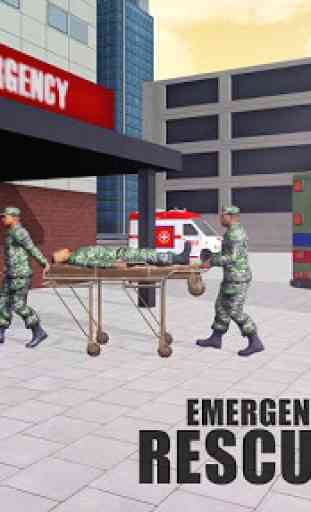 Gioco di salvataggio dell'ambulanza dell'esercito 4
