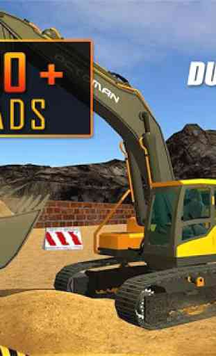 Gru pesante di escavatore: Costruzione di città 3D 1