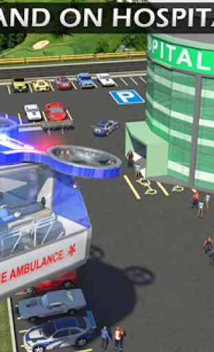 Heli Ambulanza Salvare Squadra Elicottero Sim 3
