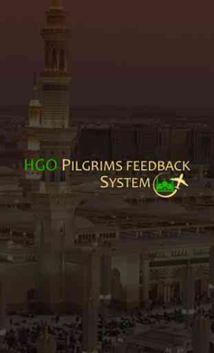 HGO Pilgrims Feedback System 1