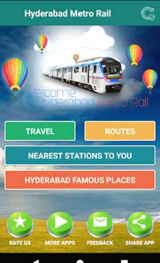Hyderabad Metro Train App 1