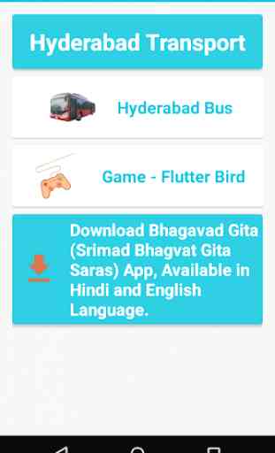 Hyderabad Transport - (RTC Bus Route) 1