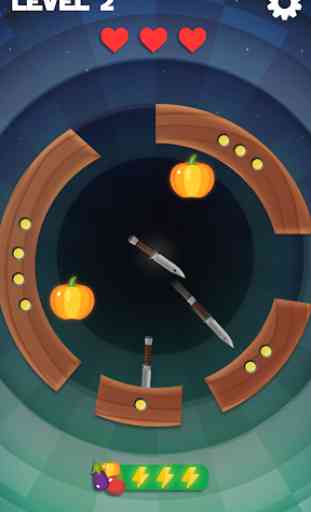 Knife Spin Free Fire - Hit the button & knock down 2