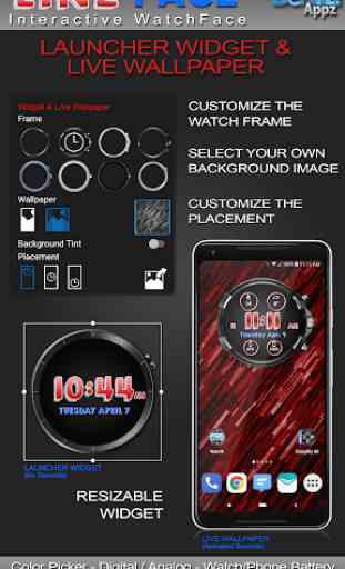 Line Face HD Watch Face Widget & Live Wallpaper 2