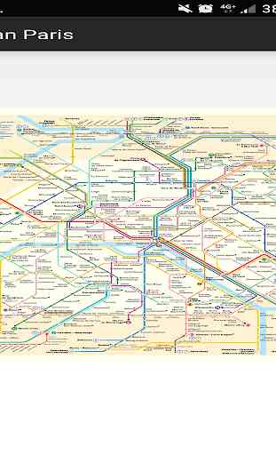 Mappa di trasporto di Parigi 3