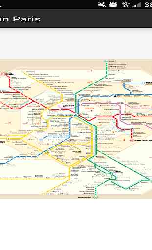 Mappa di trasporto di Parigi 4