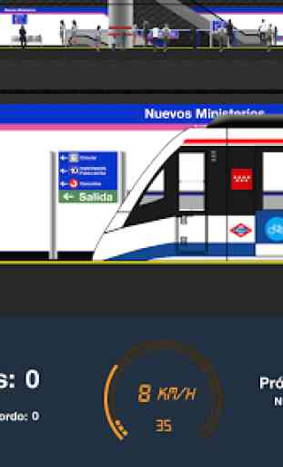 Metro Madrid 2D Simulator 1