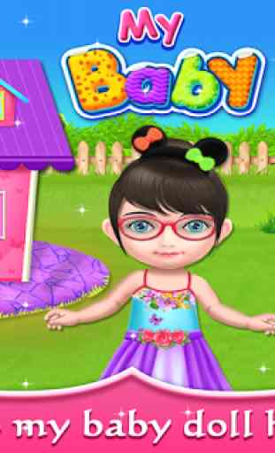 My Baby Doll House - Tea Party & Cleaning Game 1