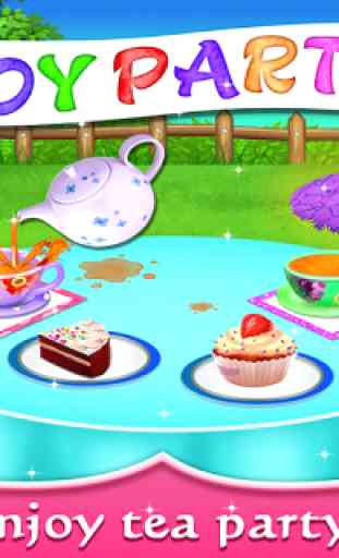 My Baby Doll House - Tea Party & Cleaning Game 4
