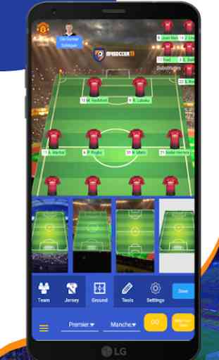 MYSOCCER11 - Football Lineup and Tactics Builder. 3