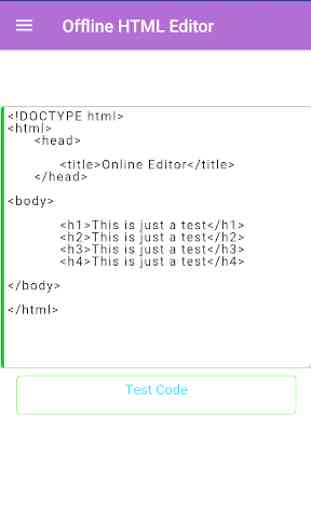 Offline HTML Editor 3