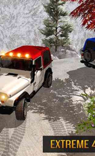 Offroad Jeep Mountain Hill Climb Guida 3D 2
