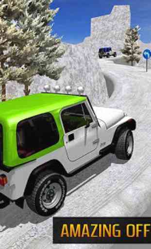 Offroad Jeep Mountain Hill Climb Guida 3D 3