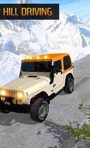 Offroad Jeep Mountain Hill Climb Guida 3D 4