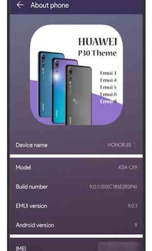 P30 Pro Theme for Huawei / Honor 2