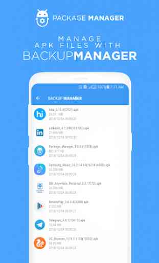 Package Manager: App Info, APK Analyze & Backup 3