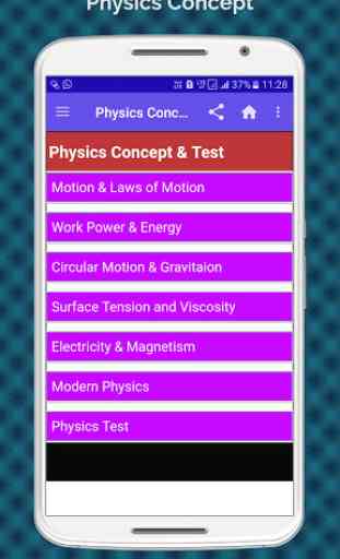 Physics Concepts (Concept of Physics) App 1