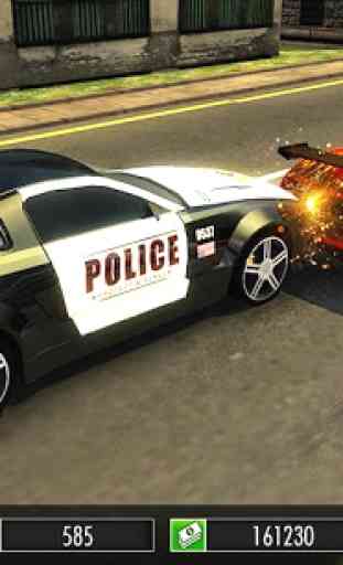 Police Car vs Gangster Escape 1