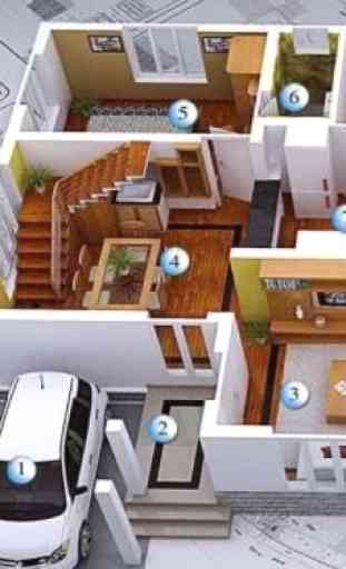 Progetti di piani casa 3D 2
