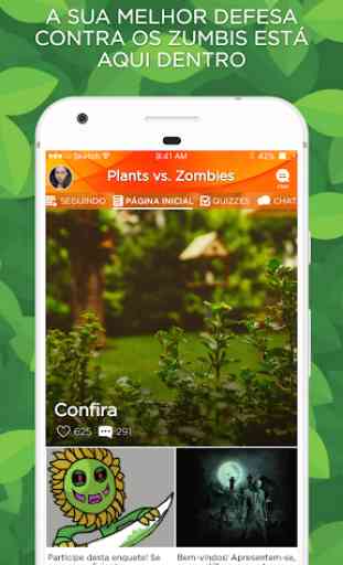 PvZ Amino para Plants vs. Zombies em Português 1