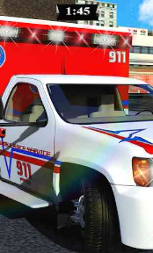 soccorso in ambulanza di emergenza-sim city di sop 1