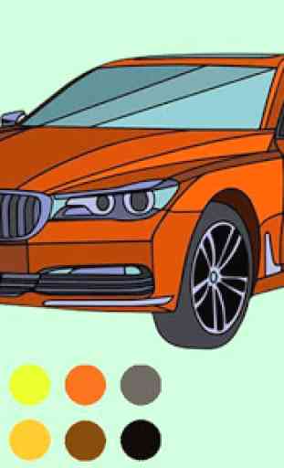 Super Car Colouring Games - Cars Coloring Book 3