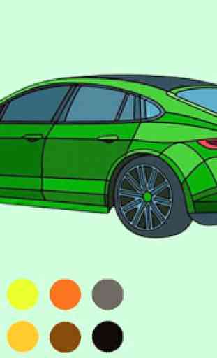 Super Car Colouring Games - Cars Coloring Book 4