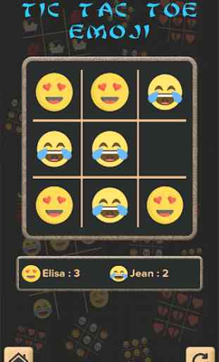 Tic Tac Toe Emoji - Online & Offline 3