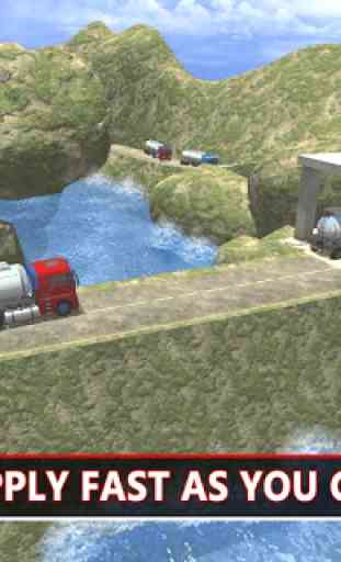 Trasportatore di camion della petroliera: Hill 2