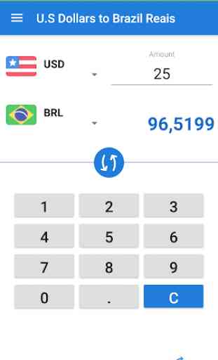 US Dollar to Brazil Real / USD to BRL Converter 3