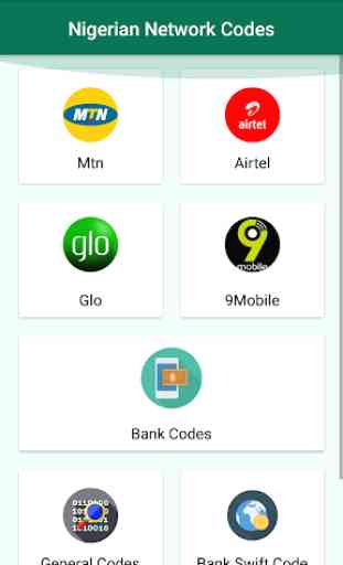 Ussd Codes for Nigerian Networks & Banks 1