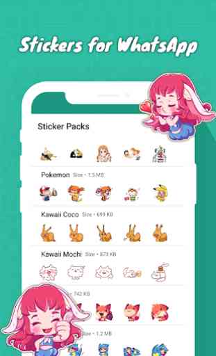 WAStickerApps: Anime Stickers For whatsapp 3