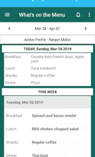 What's on the Menu - Meal Planner 1