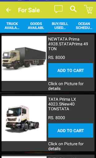 Book Truck or Load for intercity goods transport. 4