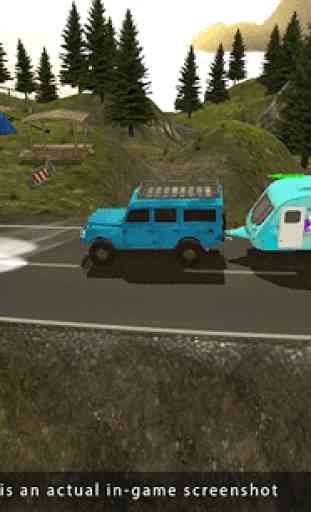 Camper furgone Camion 3D: Virtuale Famiglia Giochi 1