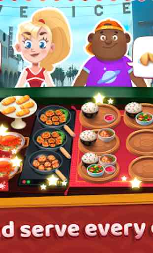 Chinese California Truck - Fast Food Cooking Game 2