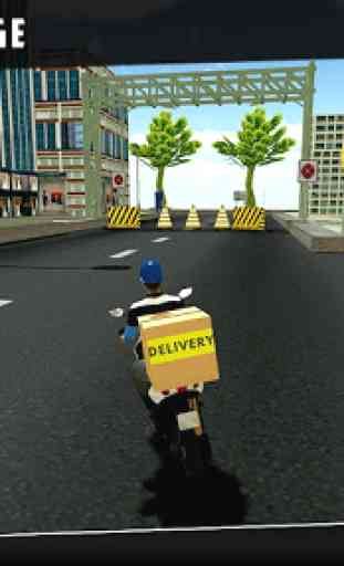 City Moto Delivery Rider 3