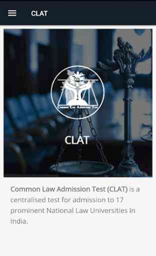 CLAT 2020: Law Exams Mock Tests 1